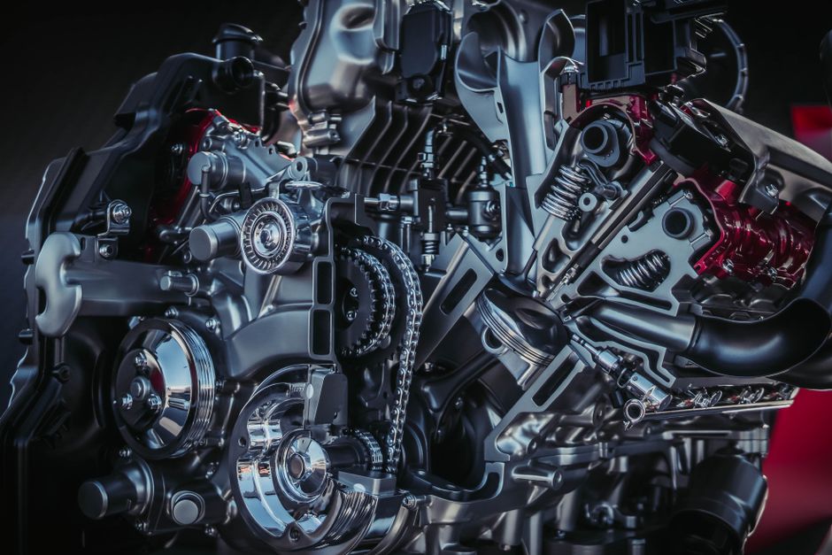 Motor bölmesinin yakından görünümü — temsili kullanım alanı